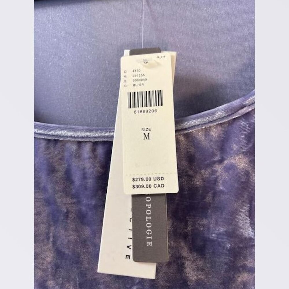 Delfi Collective Slim Square-Neck Dress in Lilac x Anthropologie –Size Med - NWT - Picture 8 of 8